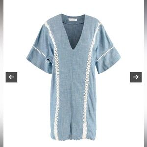 Chloe Chambray Mini Dress
